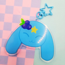 Load image into Gallery viewer, Berri the Galaxy Bunny Keychain