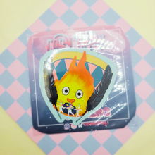 Load image into Gallery viewer, Flame Raven Wizard Sticker