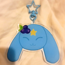 Load image into Gallery viewer, Berri the Galaxy Bunny Keychain