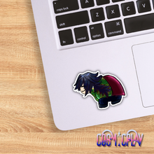 Load image into Gallery viewer, Twerking Blue Water Hunter Sticker