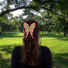 Load image into Gallery viewer, Pink Ghost Slayer Hair Claw Clip
