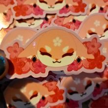 Load image into Gallery viewer, Sakura Kitsune Sticker
