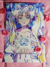 Load image into Gallery viewer, Crystal Rabbit Glitter Holographic Art Poster
