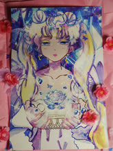 Load image into Gallery viewer, Crystal Rabbit Glitter Holographic Art Poster
