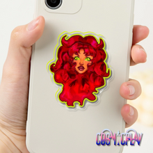 Load image into Gallery viewer, Super Sonic Alien Princess Phone Grip [Preorder]
