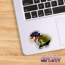 Load image into Gallery viewer, Crying Twerking Monk Sticker[Preorder]
