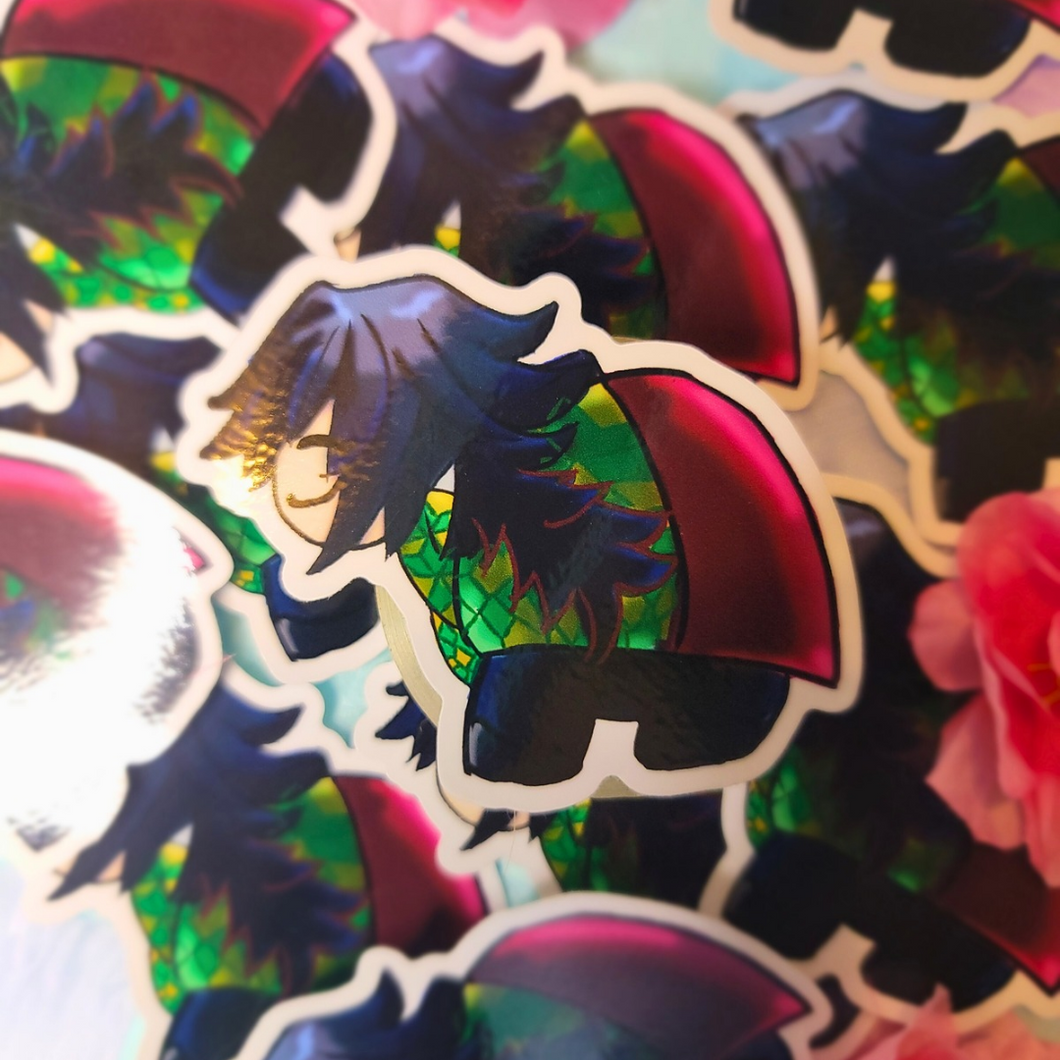 Twerking Blue Water Hunter Sticker