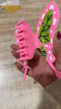 Load image into Gallery viewer, Pink Ghost Slayer Hair Claw Clip
