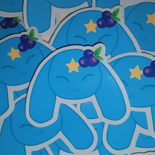 Load image into Gallery viewer, Blueberry Berri Galaxy Bunny Sticker
