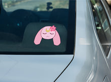 Load image into Gallery viewer, Cherri the Galaxy Bunny Car Decal
