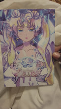 Load and play video in Gallery viewer, Crystal Rabbit Glitter Art Print
